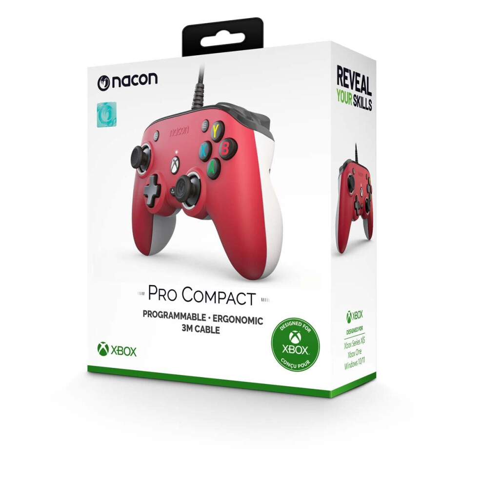 Nacon Xbox Series - Pro Compact Controller - Red 3665962010435