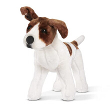 Melissa & Doug Giant Jack Russell Terrier - Livselike fylld animalhund (ver 12 tum lng)