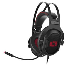 Lioncast LX60 USB Professional Gaming Headset with RGB LEDs / 7.1 Surround & Stereo Headphones with Modular Microphone and Ultra-Comfort Headband for