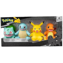 Pokmon Select Battle Figures 4-Pack - Pikachu Charmander Bulbasaur Squirtle