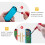 Switch Replacement SL SR,Mcbazel Joycon SL SR Replacement,SL/SR Sync Button Flex Cable For NS Switch Joy-Con with Screwdriver 5