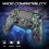 Rii Wireless Controller for PS4, Bluetooth PC Gaming Controller Gamepad with 6-axis detection system and dual motor vibration for PS4/Android/Windows 5