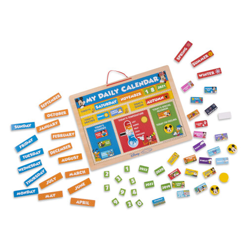 Melissa & Doug Ημερολόγιο Μαγνητικό Disney Mickey Mouse Clubhouse 1
