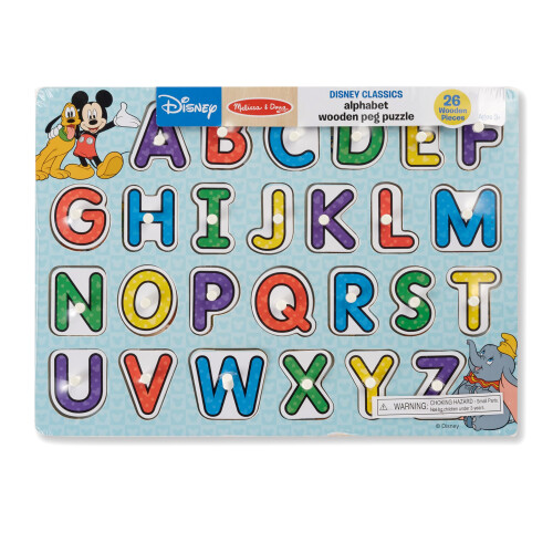 Melissa & Doug ?????? ?a??    e ?a?ta????a Alphabet t?? Disney Classics (26 te   .) 2