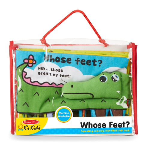 Melissa & Doug Melissa & Doug Soft Activity Baby Book - Whose Feet? 2