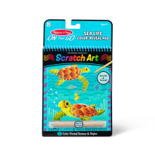 Melissa & Doug Θέμα Θαλάσσια Ζωή - Scratch Art Πακέτο Δραστηριοτήτων