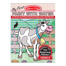 Melissa & Doug Mon Premier Livre de Peinture à l'Eau : Animaux (24 Pages de Peinture)