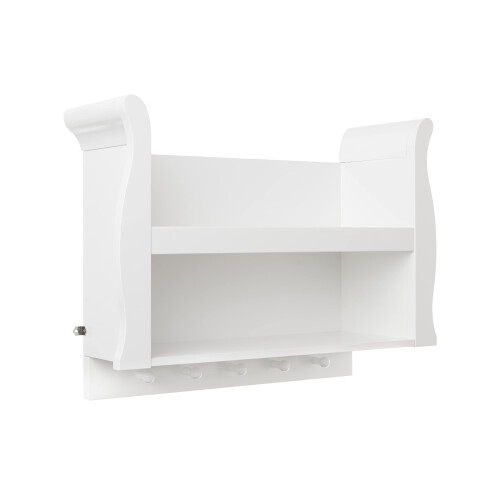 Obaby Obaby Stamford Sleigh Shelf - White 1