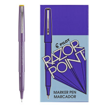 Pilot Razor Point Fine Line Marker Stick Pens Ultra-Fin Point (0,3 mm) Purple Ink 12-Pack (11013)