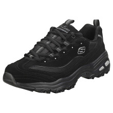 Basket Basse Cuir Skechers Biggest Fan - Noir