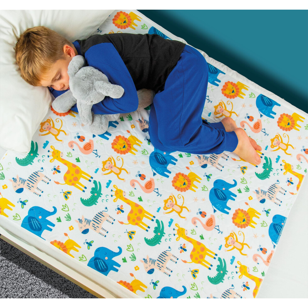Bedwetz? Potty Training Bed Pads, 100% Waterproof Mattress Protector, Size 86Cm X 91Cm (Plus Tucks) For Single And Toddler Bed Wetting Sheets, Non Bedwetz