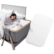 Molten Creek? N-e-x-t to M-e C-h-i-c-c-o Deluxe Crib Mattress, Super Soft, Removable Double-Sided Cover, Machine Washable, Travel Cot Toddler Infant
