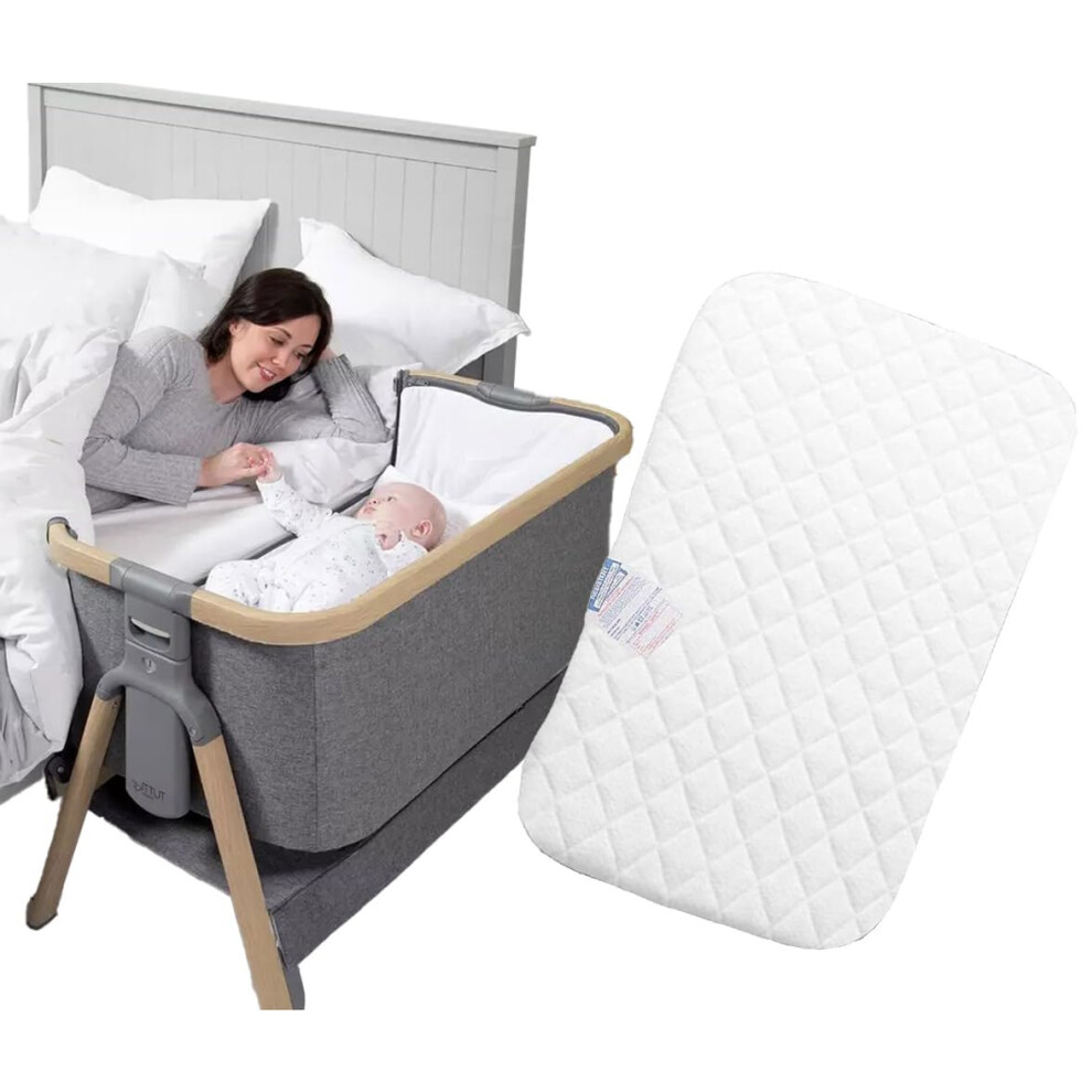 Molten Creek Molten Creek? N-E-X-T To M-E C-H-I-C-C-O Deluxe Crib Mattress, Super Soft, Removable Double-Sided Cover, Machine Washable, Travel Cot Toddler Infant