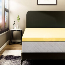 1 Inch Memory Foam Mattress Topper for Back Pain Relief Firm Mattress Topper, Single Topper Visco Foam Mattress Pad, Single Size Foam Topper for