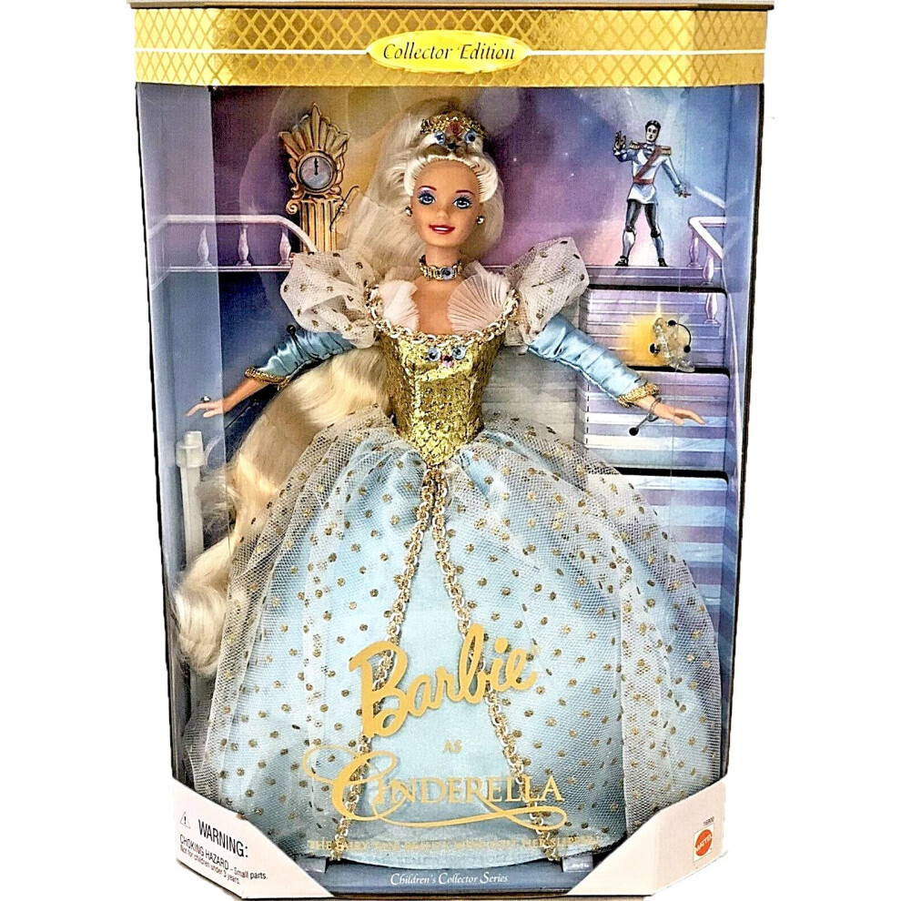 Barbie As Cinderella - Doll By Mattel Children's Series 1997