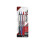 Pilot Pilot Precise V5 RT REFILLABLE & DRACTABLE Liquid Ink Rolling Ball Penns Extra Fine Point (0,5 mm) Svart/bl/rd blck 3-pack (26053) 1