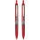 Pilot Pilot Precise V5 RT REFILLABLE & DRACTABLEAble Liquid Ink Rolling Ball Pens Extra Fine Point (0,5 mm) Rd blck 2-pack (26082) 2