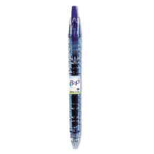PILOT B2P - Fles-naar-pen hervulbare en intrekbare gelpen met rollende bal gemaakt van gerecyclede flessen Fijne punt blauwe G2-inkt 12-pack (31601)