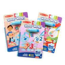 Melissa & Doug Blues Clues & You! Water Wow! 3er-Pack     Alphabet-Z  hlformen, Water Reveal-Aktivit  tsbl  cke f  r unterwegs