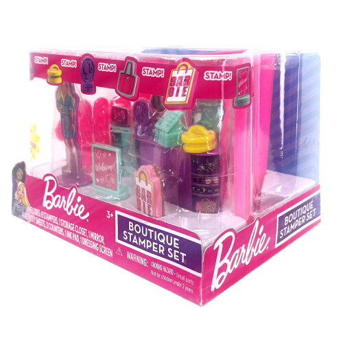 Barbie Σετ Σφραγίδων Barbie Boutique - Δημιουργικές Σφραγίδες για Παιδιά 1