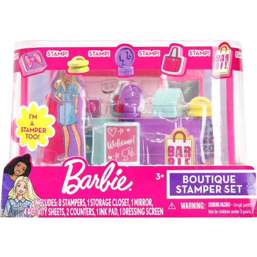 Barbie Σετ Σφραγίδων Barbie Boutique - Δημιουργικές Σφραγίδες για Παιδιά