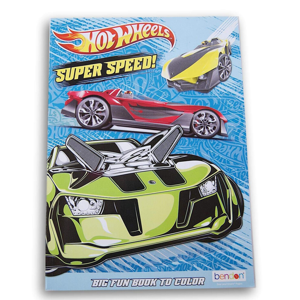 Hot Wheels Go For It Jumbo Color And Activity Book