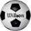 Wilson WILSON Traditioneller Fu   ball     Gr      e 4, Schwarz/Wei 1