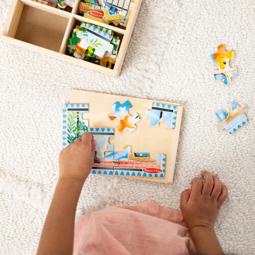 Melissa & Doug Melissa e Doug Wooden Jigsaw quebra 2