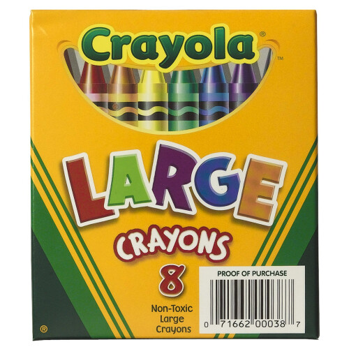 Crayola Crayola 8CT Duze kredki