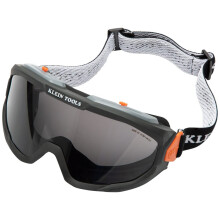 Klein Tools 60480 Óculos de Segurança, Lente Cinza Tinta, Proteção Ocular PPE, Antiembaçante, Resistente a Arranhões