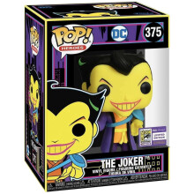 Funko Pop Asia SDCC Der Joker Exklusiv bei Black Light mit Aufklebern