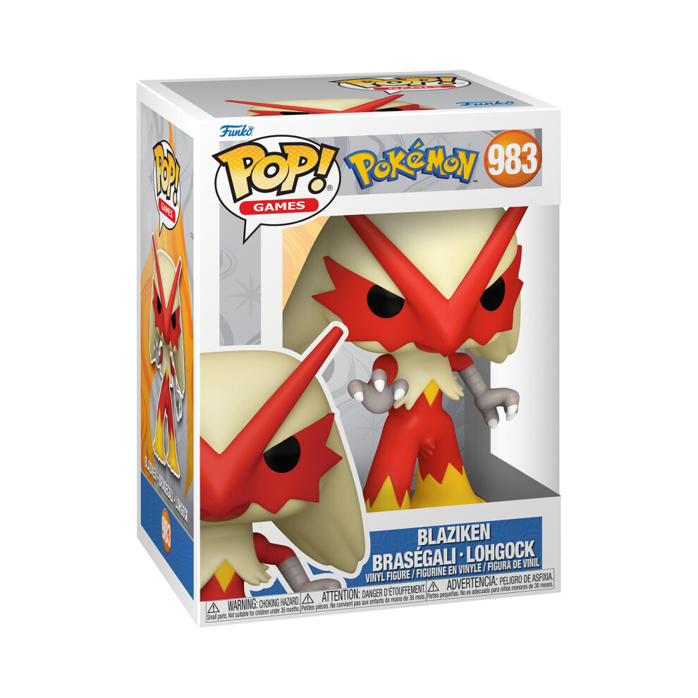 Photos - Other Toys Funko Pop! Games: Pokemon - Blaziken - Bras?gali - Collectible Vinyl Figure - Gift Idea - Official Products - Toys for Child 