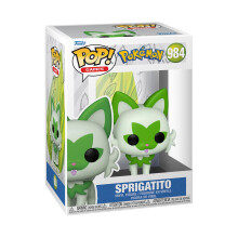 Funko Pop! Spiele: Pokemon - Sprigatito - Poussacha - sammelbare Vinylfigur - Geschenkidee - Offizielle Produkte - Spielzeug fr Kinder und Erwac