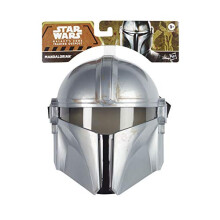 STAR WARS Hasbro Galaxys Outer Edge Handelsplats Mandalorian Battle-Worn Mask Grå