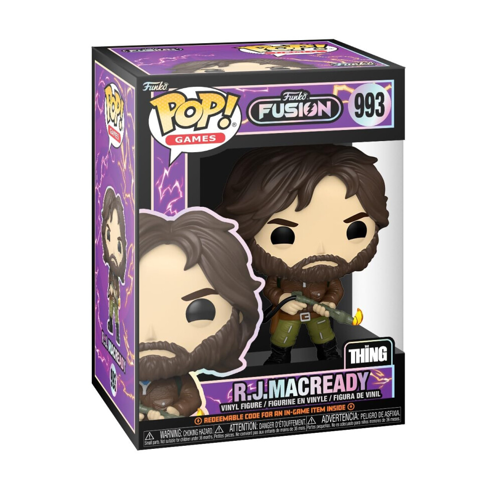 Photos - Action Figures / Transformers Funko POP! Games: Fusion - R.J MacReady - The Thing - Collectable Vinyl Figure - Gift Idea - Official Merchandise - for Kids