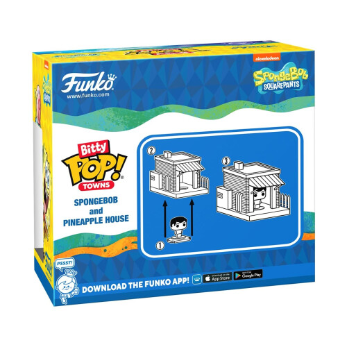 Funko Funko Pop! Bitty Town: Spongebob     Spongebob und Ananashaus 2