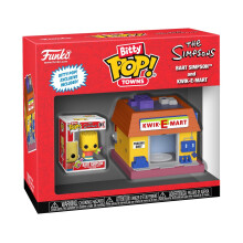 Funko Pop Bitty Town: Simpsons - Bart Simpson and Kwik-E-Mart - The Simpsons - Collectable Vinyl Figure - Gift Idea - Official Merchandise - Toys