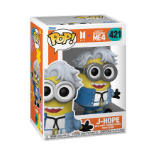 Funko Pop! Rocks: Minions X BTS - J -HOPE - BTS + MINIONS - Sammelnbare Vinylfigur - Geschenkidee - Offizielle Waren - fr Kinder und Erwachsene