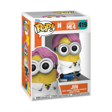 Funko Pop! Rocks: Minions X BTS - Jin - BTS + Minions - Sammlerstcksvinylfigur - Geschenkidee - Offizielle Waren - fr Kinder und Erwachsene - M