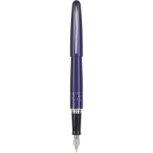Pilot MR Dierencollectie Vulpen in Cadeaubox, Matte Pruimen Huls met Luipaard Accent, Medium Punt RVS Nib, Navulbare Zwarte Inkt (91