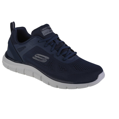 Skechers TRACK - BROADER Mens Trainers Navy UK 10 2