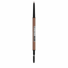 Maybelline Brow Ultra Slim Μολύβι Μακιγιάζ Φρυδιών 1.55 MM με Βούρτσα Εξομάλυνσης, Ζεστό Καφέ