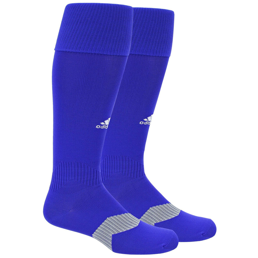 adidas Metro Soccer Socks (1 Pair) Discontinued  Bold Blue/White/Clear Grey/4  Medium