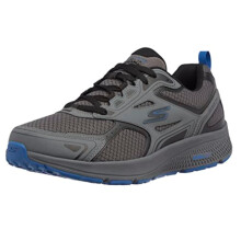 Skechers Go Run Consistent - Chaussures de course et de marche performantes pour homme, anthracite/bleu, pointure 44,5 US