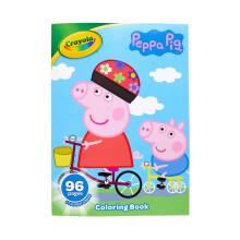 Crayola Peppa Pig v rityskirja tarroilla lahja lapsille 96 sivua ik 3 4 5 6