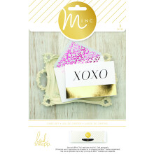 American Crafts 8-delige Heidi Swapp Minc-kaartenset XOXO