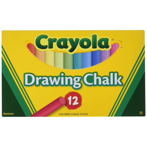 Crayola Crayola Μη Τοξική Κιμωλία Μαυροπίνακα (510403), Μικτή