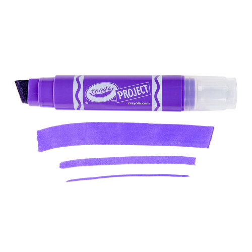 Crayola Crayola XL Μαρκαδόροι Poster, Συνδυασμός Ζωντανών Χρωμάτων, 4 Τεμάχια 2