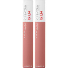 Pack of 2 Maybelline New York SuperStay Matte Ink Liquid Lipstick  Heroine # 25  0.15 pounds