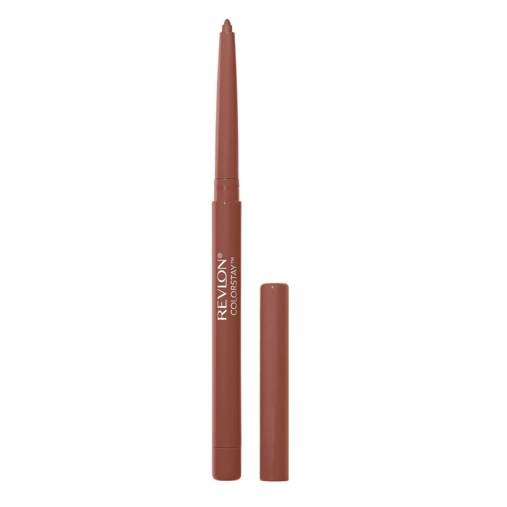 Revlon Lip Liner  Colorstay Lip Makeup with Built-in-Sharpener  Longwear Rich Lip Colors  Smooth Application  630 Nude  0.01 oz